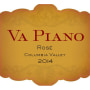 Va Piano Rose 2014 Front Label