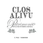 Clos Alivu Rose 2014 Front Label