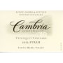 Cambria Tepusquet Vineyard Syrah 2012 Front Label
