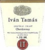 Tamas Estates Reserve Chardonnay 1996 Front Label