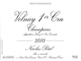 Nicolas Potel Volnay Champans Premier Cru 2010 Front Label