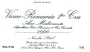 Nicolas Potel Vosne-Romanee Aux Malconsorts Premier Cru 2000 Front Label