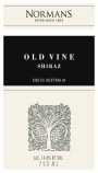 Normans Old Vine Shiraz 2010 Front Label