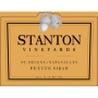 Stanton Vineyards Saint Helena Petite Sirah 2012 Front Label