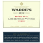 Warre's Late Bottled Vintage Port 2003 Front Label