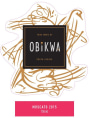 Obikwa Moscato 2015 Front Label