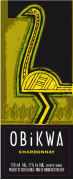 Obikwa Chardonnay 2013 Front Label