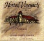 Horton Syrah 1998 Front Label