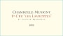 Olivier Bernstein Chambolle-Musigny Les Lavrottes Premier Cru 2012 Front Label