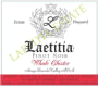 Laetitia Whole Cluster Pinot Noir 2012 Front Label