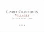 Olivier Bernstein Gevrey-Chambertin Villages 2014 Front Label
