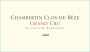 Olivier Bernstein Chambertin Clos de Beze Grand Cru 2010 Front Label