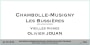 Olivier Jouan Chambolle-Musigny Les Bussieres 2013 Front Label