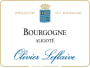 Olivier Leflaive Bourgogne Aligote 2012 Front Label