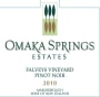Omaka Springs Falveys Vineyard Pinot Noir 2010 Front Label