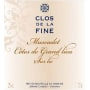 Herbauges Clos De La Fine Muscadet 2014 Front Label