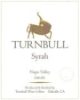 Turnbull Syrah 1997 Front Label