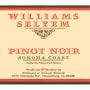 Williams Selyem Sonoma Coast Pinot Noir 2004 Front Label