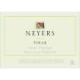 Neyers Garys' Vineyard Syrah 2013 Front Label