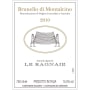 Le Ragnaie Brunello di Montalcino 2010 Front Label