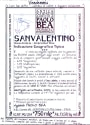 Paolo Bea San Valentino Rosso 2009 Front Label