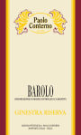 Paolo Conterno Barolo Ginestra Riserva 2008 Front Label