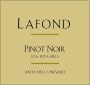 Lafond Arita Hills Vineyard Pinot Noir 2010 Front Label