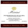 Paolo Manzone Mirine Nebbiolo d'Alba 2009 Front Label