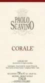Paolo Scavino Corale Langhe Rosso 1997 Front Label