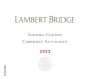 Lambert Bridge Cabernet Sauvignon 2012 Front Label