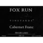 Fox Run Vineyards Cabernet Franc 2013 Front Label