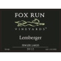 Fox Run Vineyards Lemberger 2012 Front Label
