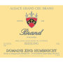Zind-Humbrecht Brand Grand Cru Riesling 2012 Front Label