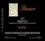 Parusso Barolo Bussia 2007 Front Label