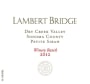 Lambert Bridge Winery Ranch Petite Sirah 2012 Front Label