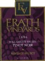 Erath Pinot Noir 1997 Front Label