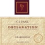 C.J. Pask Winery Declaration Chardonnay 2014 Front Label