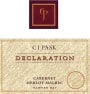 C.J. Pask Winery Declaration Cabernet - Merlot - Malbec 2010 Front Label