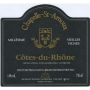 Arnoux et Fils Chapelle St Arnoux Cotes du Rhone 2013 Front Label