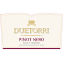 DueTorri Pinot Noir 2014 Front Label