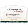 Vinas del Vero La Miranda de Secastilla Garnacha Blanca 2012 Front Label