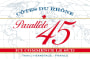 Jaboulet Parallele 45 Riuge 2014 Front Label