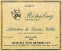 Zind-Humbrecht Rotenberg Pinot Gris 1998 Front Label