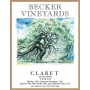 Becker Vineyards Claret 2013 Front Label