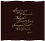 Landmark Kanzler Pinot Noir 2011 Front Label