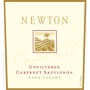 Newton Unfiltered Cabernet Sauvignon 2013 Front Label