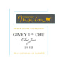 Domaine Laurent Mouton Givry Permier Cru Clos Jus 2012 Front Label