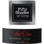Fifty Shades of Grey Red Satin 2012 Front Label