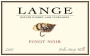 Lange Winery Temperance Hill Pinot Noir 2013 Front Label