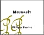 Philippe Pacalet Meursault 2013 Front Label